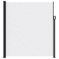 Produktbild för Infällbar sidomarkis vit 220x600 cm