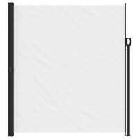 Produktbild för Indragbar sidomarkis vit 220x500 cm