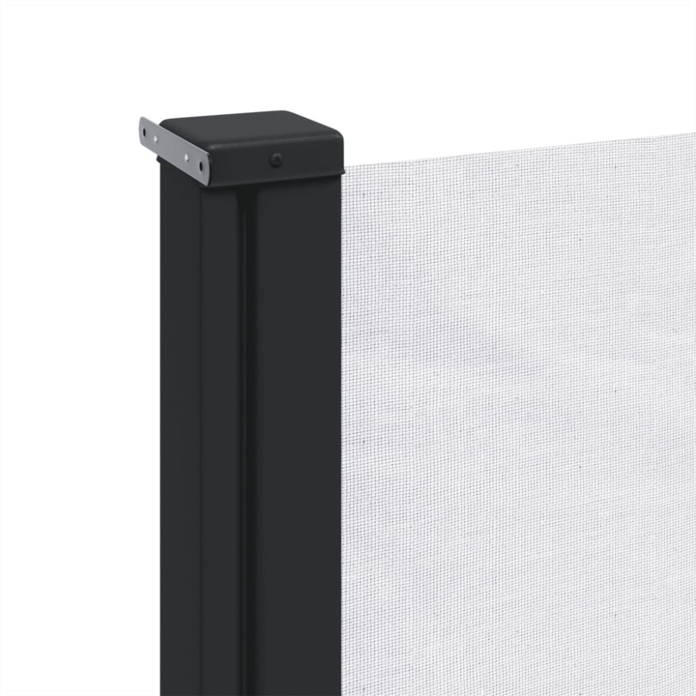 Produktbild för Indragbar sidomarkis vit 220x500 cm