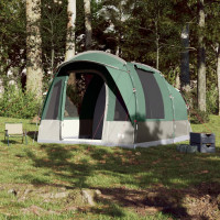 Produktbild för Campingtält tunnel 3 personer grön vattentätt