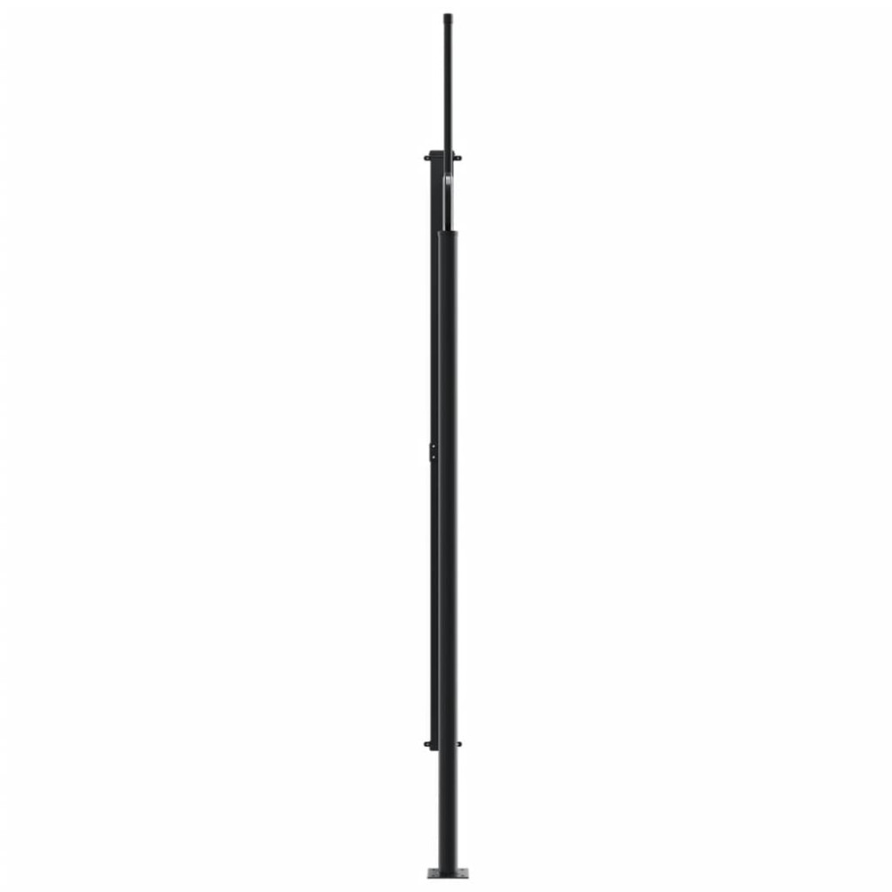 Produktbild för Indragbar sidomarkis vit 200x500 cm