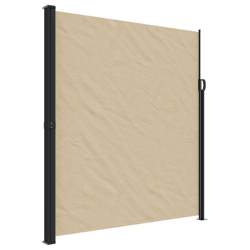 Produktbild för Indragbar sidomarkis beige 220x300 cm