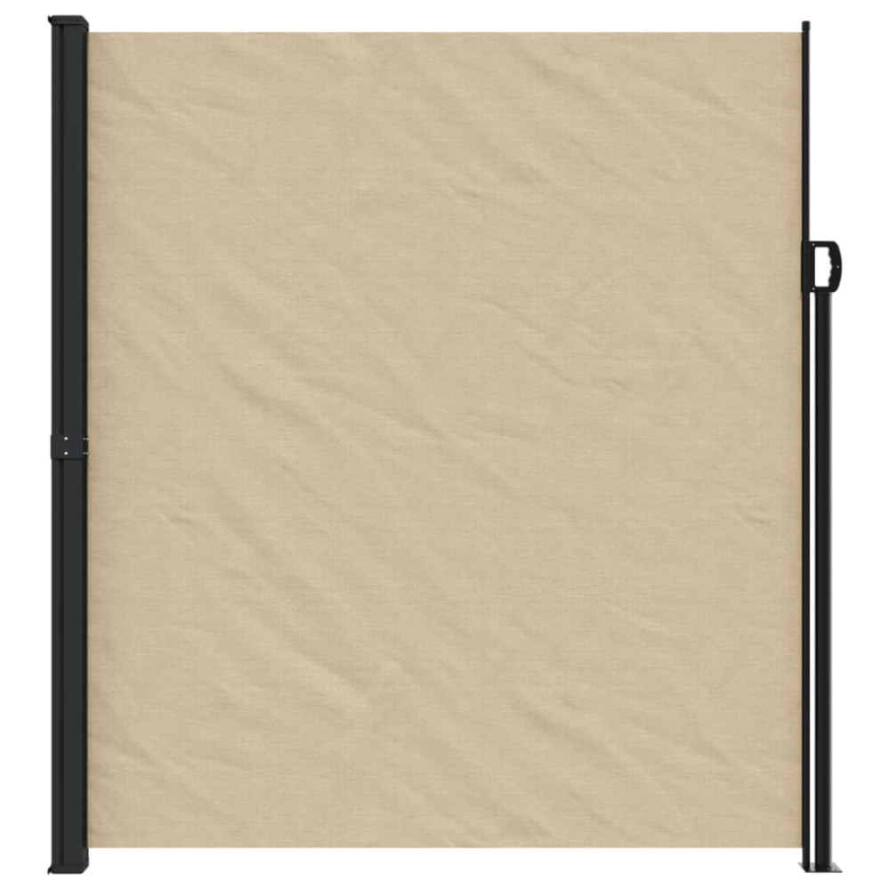 Produktbild för Indragbar sidomarkis beige 220x300 cm