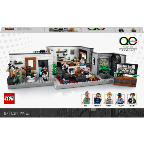 LEGO LEGO ICONS Queer Eye – Fab 5:s våning