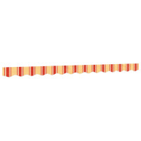 Produktbild för Markisvolang gul och orange randig 3,5 m