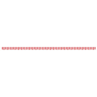Produktbild för Markisvolang röd och vit randig 6 m