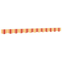 Produktbild för Markisvolang gul och orange randig 3 m