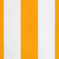 Produktbild för Markisvolang gul och vit randig 3 m