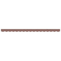 Produktbild för Markisvolang brun randig 4 m