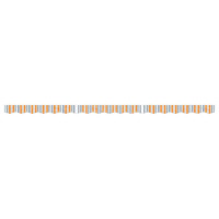 Produktbild för Markisvolang flerfärgad randig 4,5 m