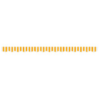 Produktbild för Markisvolang gul och vit randig 3,5 m