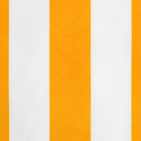 Produktbild för Markisvolang gul och vit randig 3,5 m