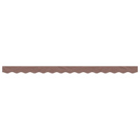 Produktbild för Markisvolang brun randig 3,5 m