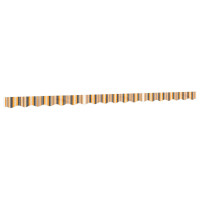 Produktbild för Markisvolang gul och grå randig 4,5 m
