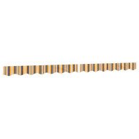 Produktbild för Markisvolang gul och grå randig 3,5 m