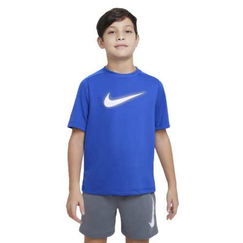 Nike NIKE DriFIt Icon Tee Blue Boys Jr