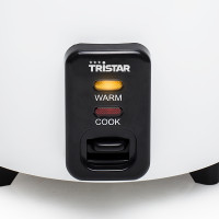Produktbild för Tristar RK-6117 riskokare 0,6 l 300 W Svart, Vit