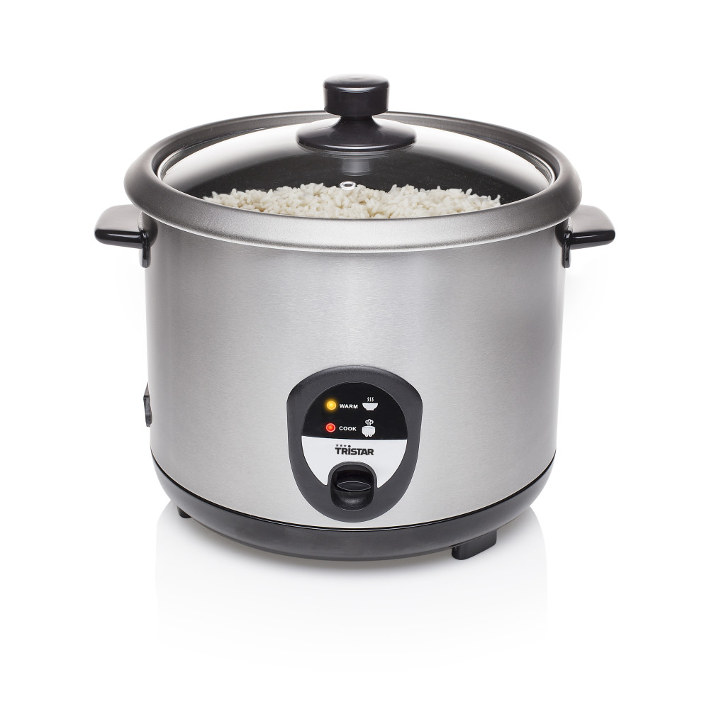 Produktbild för Tristar RK-6129 riskokare 2,2 l 900 W Svart, Rostfritt stål