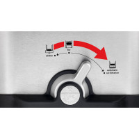 Produktbild för Tefal Oleoclean Pro Inox & Design FR8040 Single 3,5 l 2300 W Svart, Rostfritt stål