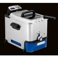 Produktbild för Tefal Oleoclean Pro Inox & Design FR8040 Single 3,5 l 2300 W Svart, Rostfritt stål