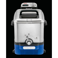 Produktbild för Tefal Oleoclean Pro Inox & Design FR8040 Single 3,5 l 2300 W Svart, Rostfritt stål