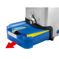 Produktbild för Tefal Oleoclean Pro Inox & Design FR8040 Single 3,5 l 2300 W Svart, Rostfritt stål