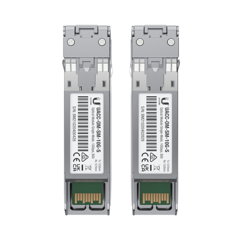 Produktbild för Ubiquiti UACC-OM-SM-10G-S-2 transceiver-moduler för nätverk Fiberoptik 10000 Mbit/s