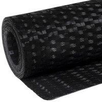 Produktbild för Balkongskärm svart 300x80 cm polyrotting