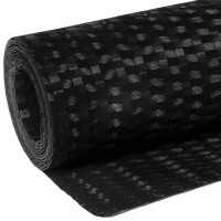 Produktbild för Balkongskärm svart 300x100 cm polyrotting
