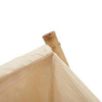 Produktbild för Tvättkorg gräddvit 45x55x63,5 cm bambu
