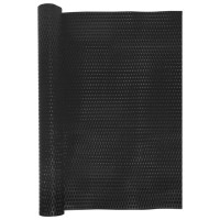 Produktbild för Balkongskärm svart 500x80 cm polyrotting