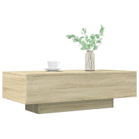 Produktbild för Soffbord sonoma ek 100x49,5x31 cm konstruerat trä
