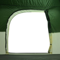 Produktbild för Campingtält 4 personer grön vattentätt