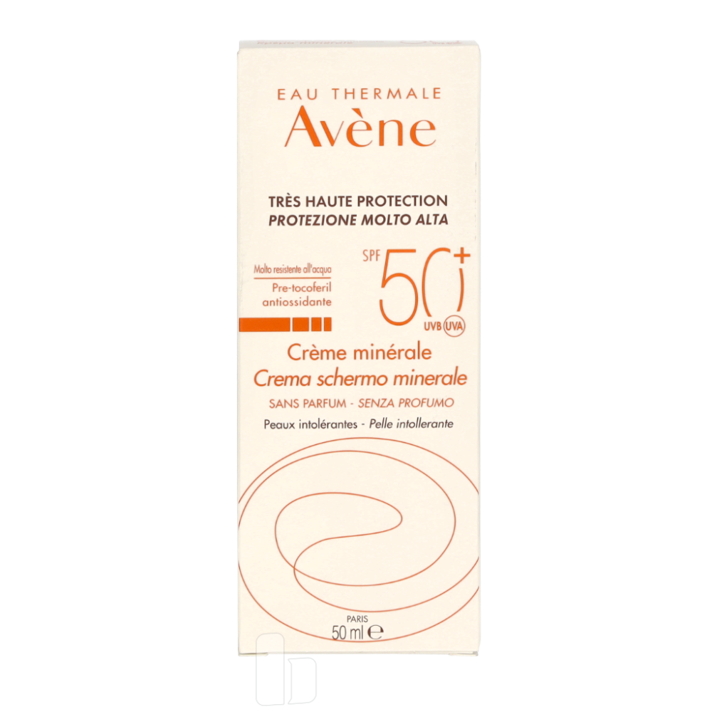 Produktbild för Avene Sun Care Mineral Cream SPF50+ 50 ml Unisex