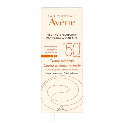 Avène Avene Sun Care Mineral Cream SPF50+ 50 ml Unisex