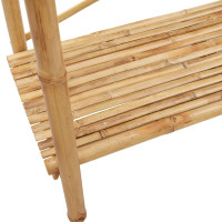 Produktbild för Klädställ med hylla 102x50x190 cm bambu