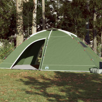 Produktbild för Campingtält 8 personer grön vattentätt
