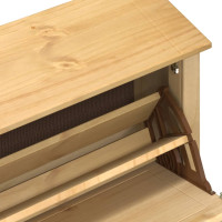 Produktbild för Skoskåp Corona 99x32x47 cm massiv furu