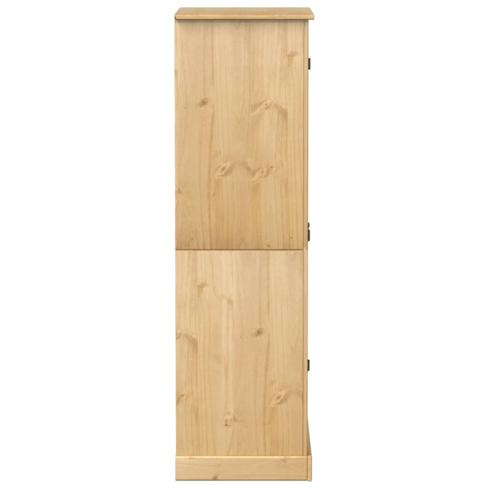Produktbild för Garderob Corona 76x50x170 cm massiv furu