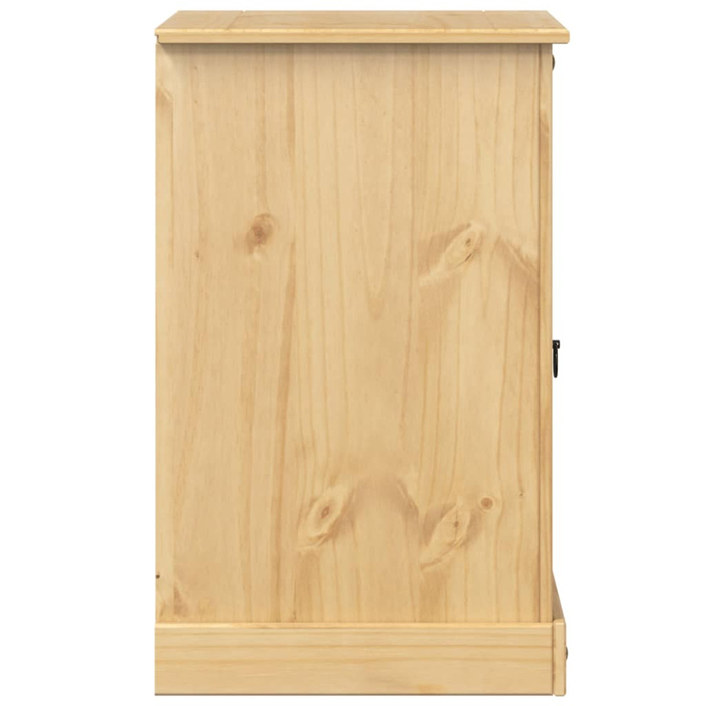 Produktbild för HiFi-skåp Corona 60x50x82 cm massiv furu