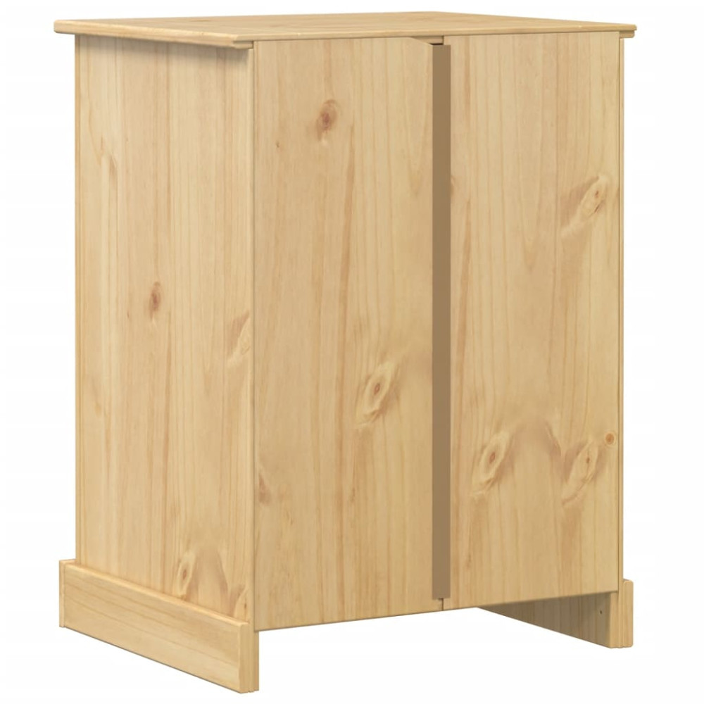Produktbild för HiFi-skåp Corona 60x50x82 cm massiv furu