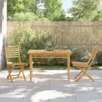 Produktbild för Matbord för trädgården 110x55x75 cm bambu