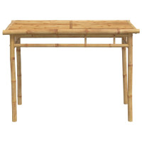 Produktbild för Matbord för trädgården 110x55x75 cm bambu
