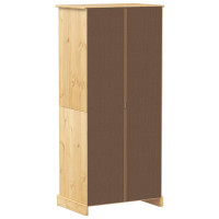 Produktbild för Garderob Corona 76x50x170 cm massiv furu
