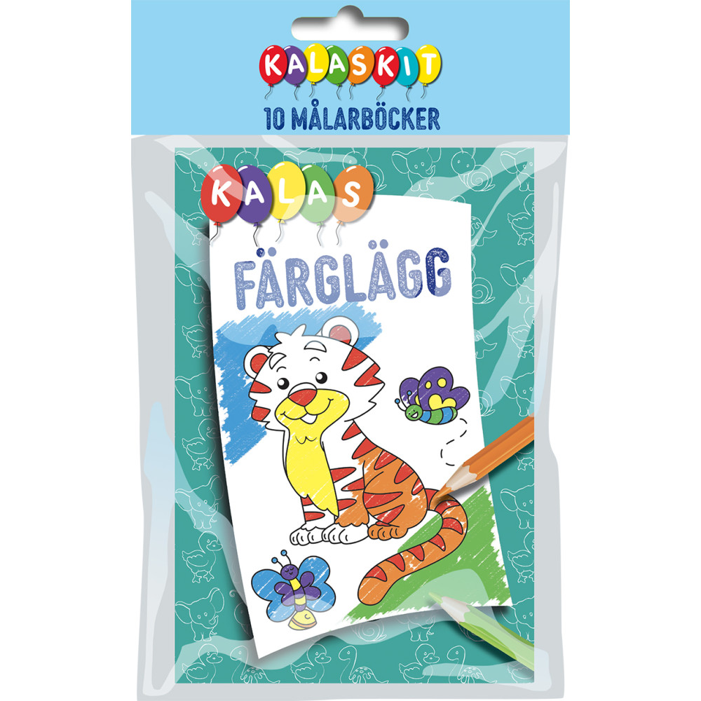 Produktbild för Kalaskit : 10 målarböcker (häftad)