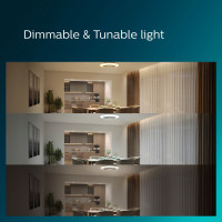 Produktbild för Amigo Takfläkt med LED-belysning Varm-/kallvitt 4000 lm