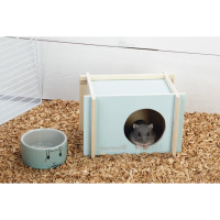 Produktbild för Gnagarhus Hamster i trä Beeztees 17x12x11 cm