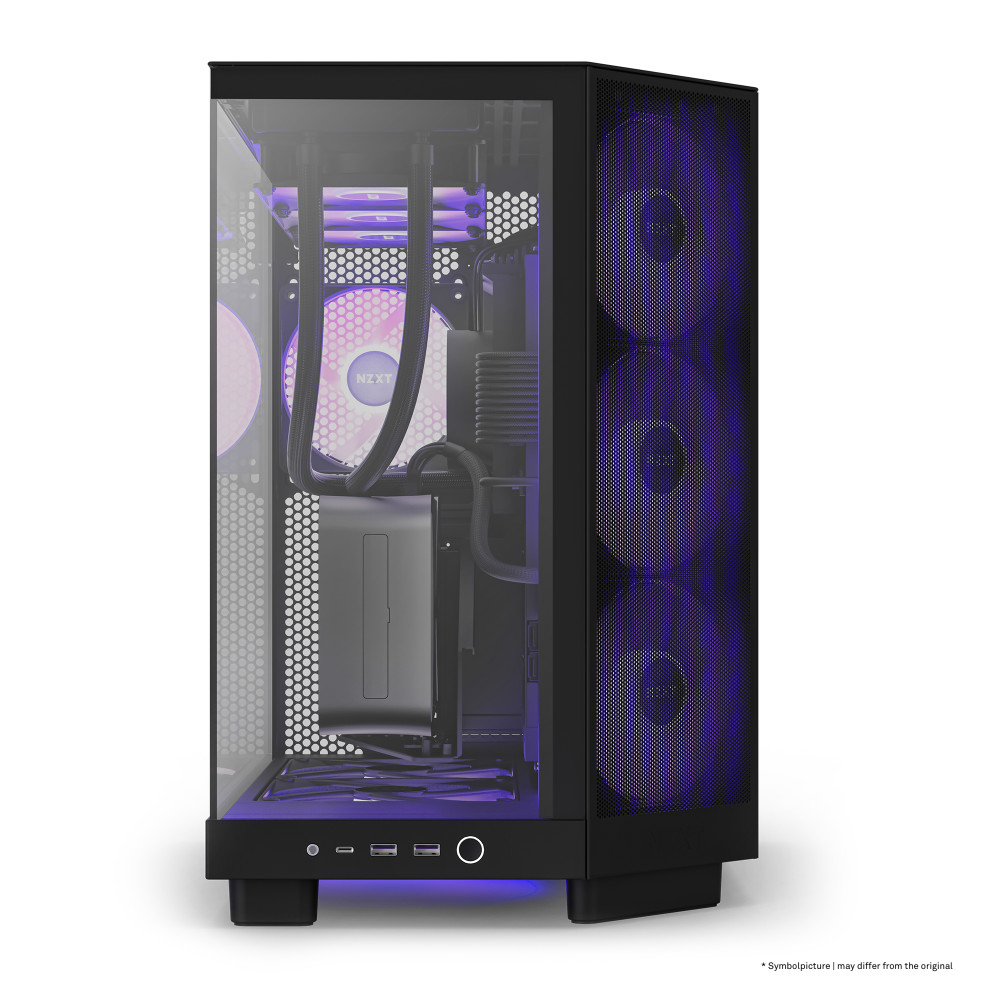 Produktbild för NZXT H6 Air Flow Midi Tower Svart