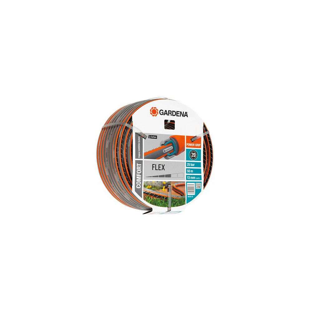 Produktbild för Gardena 18039-20 trädgårdsslangar 50 m Svart, Grå, Orange