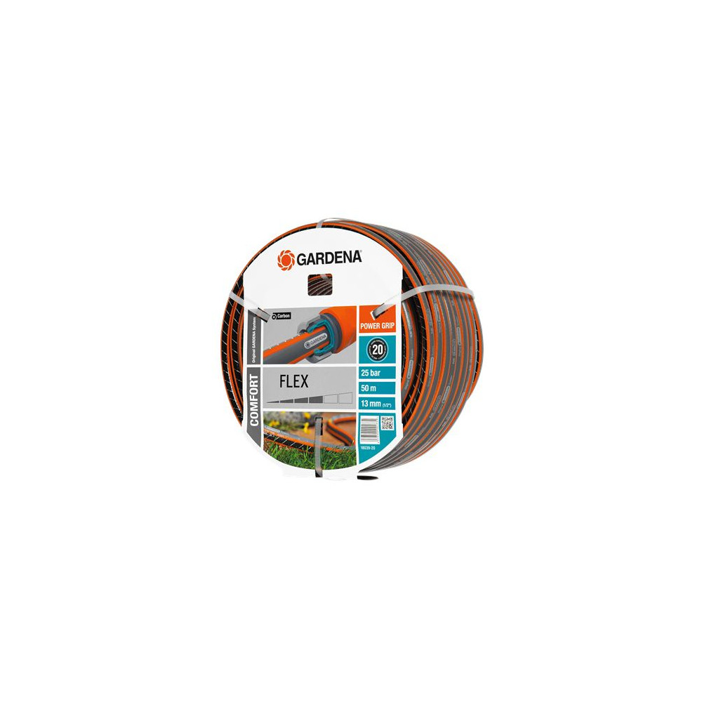 Produktbild för Gardena 18039-20 trädgårdsslangar 50 m Svart, Grå, Orange